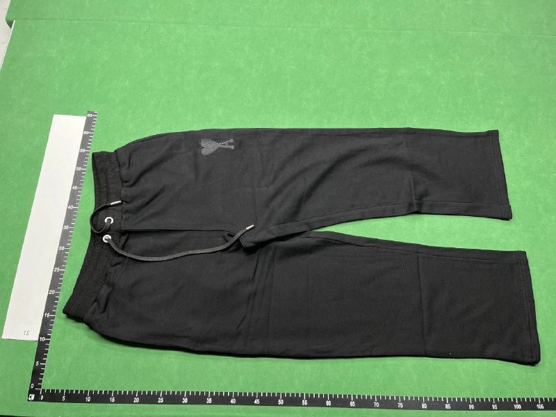 Ami Paris Heart Logo Pants -1