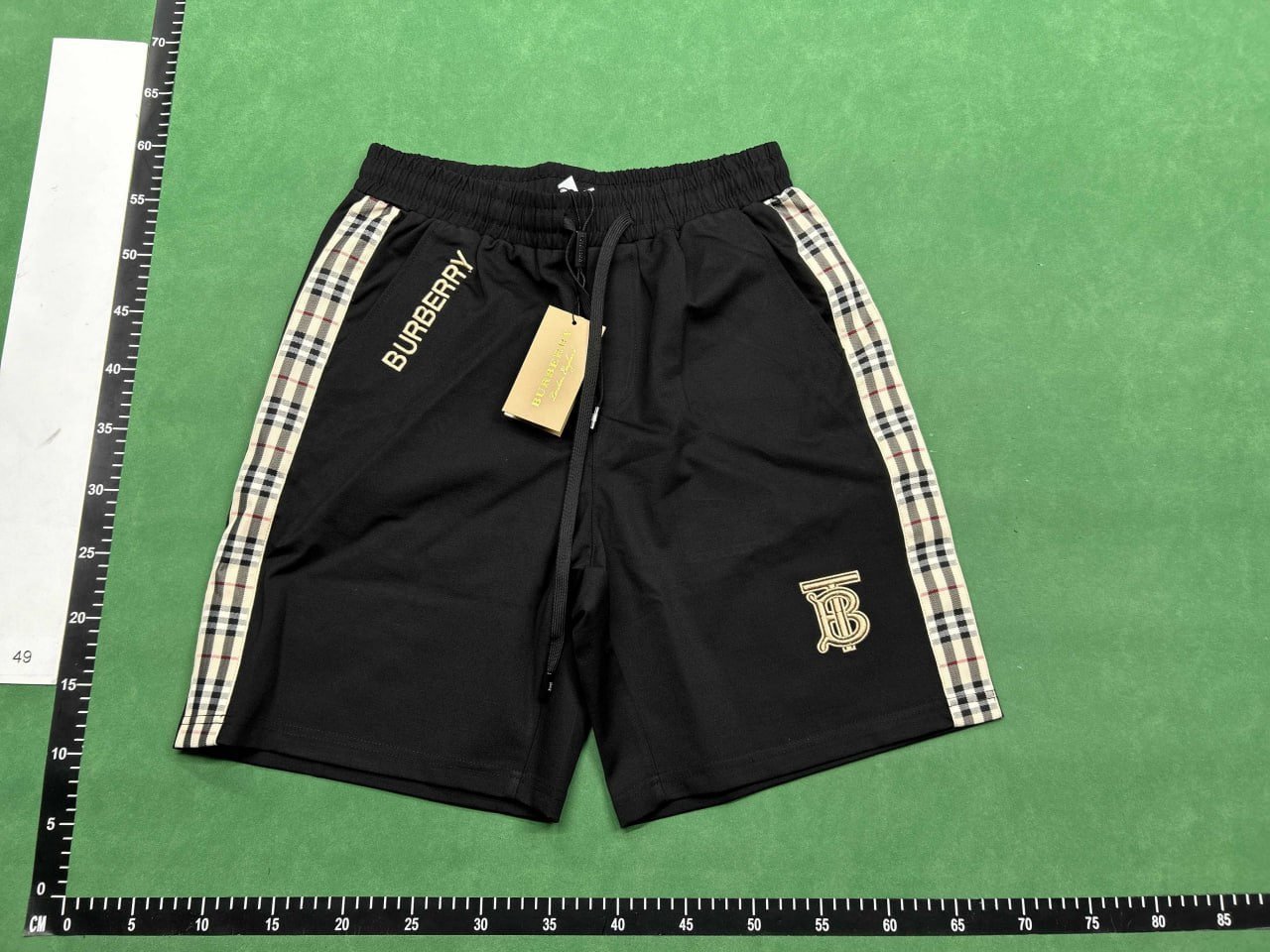 Burberry Check & Logo Shorts -4
