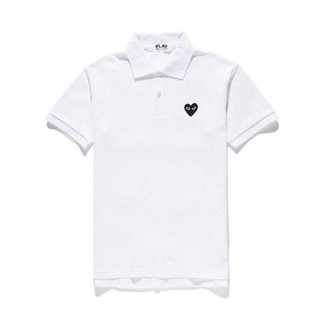  Comme des Garçons PLAY Heart Logo Polo Shirt -2