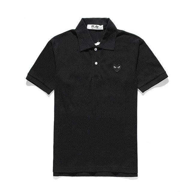  Comme des Garçons PLAY Heart Logo Polo Shirt -1