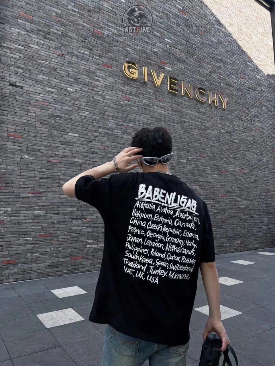 Balenciaga Paris Country List T-Shirt -1