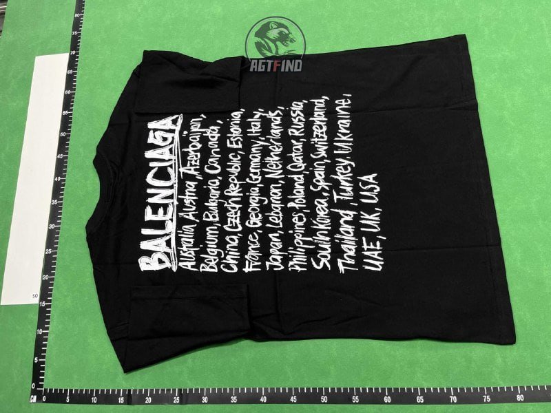 Balenciaga Paris Country List T-Shirt -2