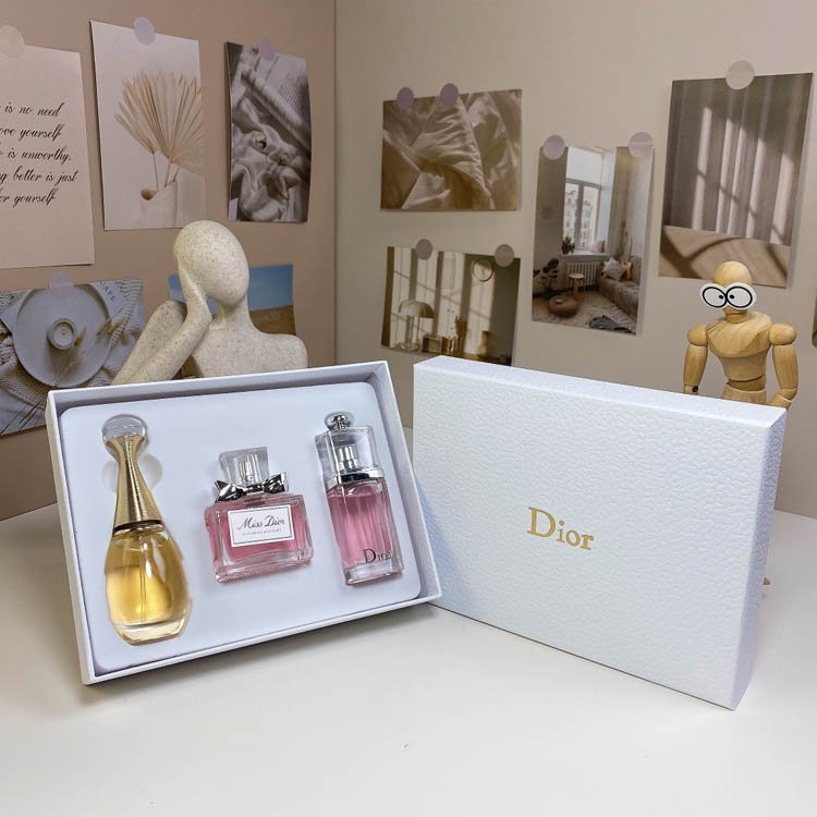 Dior perfume 4-piece set color flower version -1