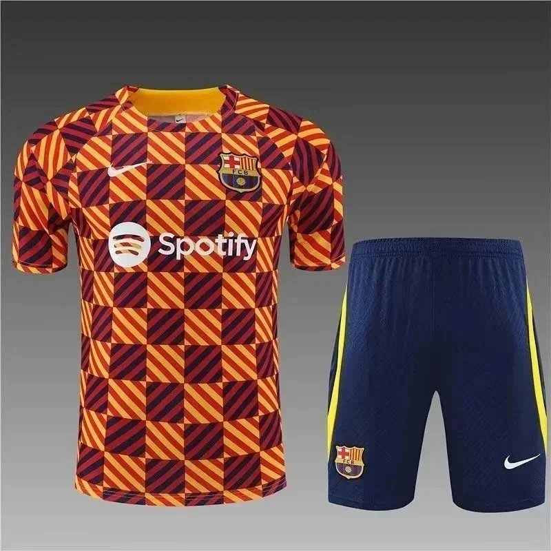 Summer warm-up training suit football jersey-1225                   -4