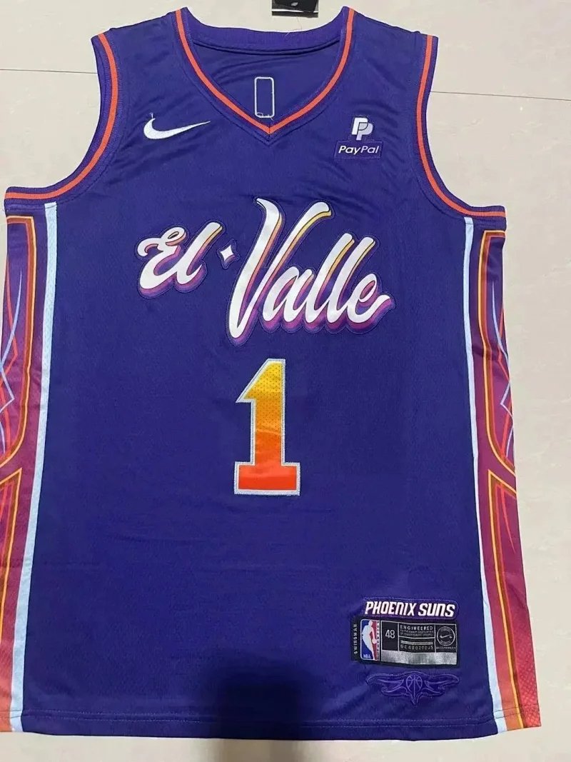 NBA Durant loose breathable purple sleeveless basketball vest jersey-1948                   -6