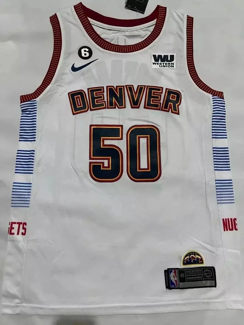 Jokic embroidered basketball mid-length jersey（10 styles)-1951                   -2