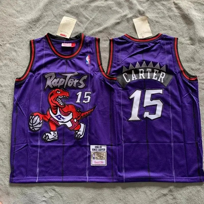 NBA Tracy McGrady retro Tyrannosaurus purple jersey men's and women's casual jersey Basketball Jersey（2 CP)-2027                   -1
