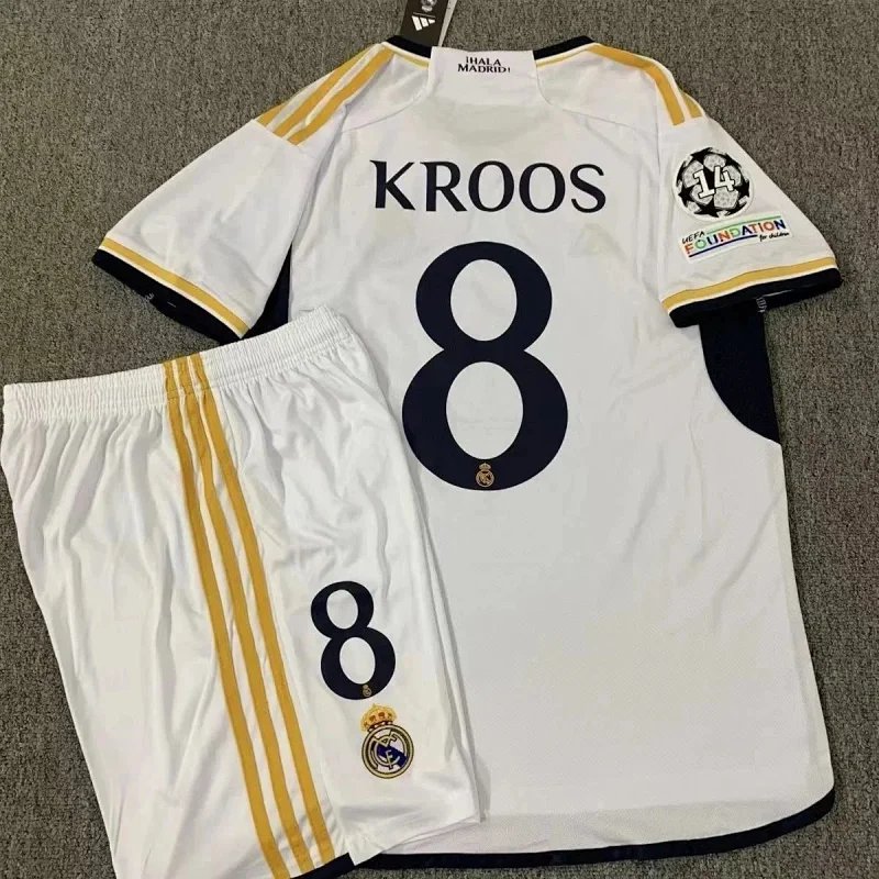 New Modric football uniform Real Madrid adult children's jersey set（5 styles)-2036                   -3