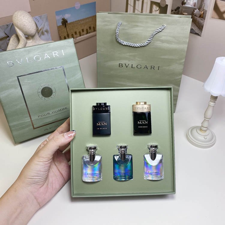 Bvlgari Darjeeling Tea Perfume Sampler Set of 5-3378                   -2
