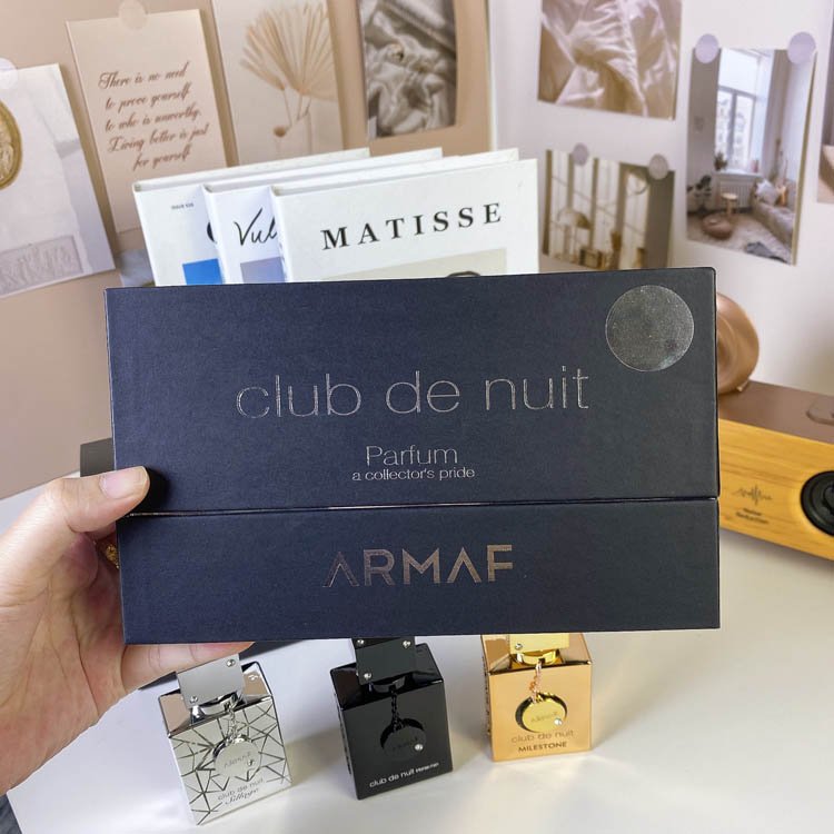 AMAFF half-opened black box sample three-piece perfume set-3218                   -5