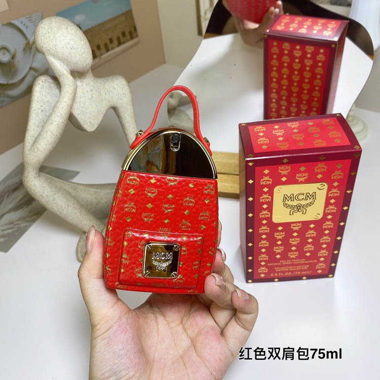 MCM red backpack women's perfume-3156                   -2