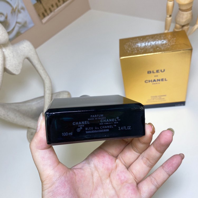 Chanel Gold Blue Perfume-3006                   -4